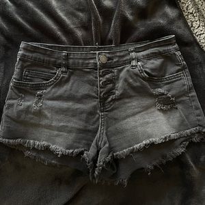 BILLABONG black jeans shorts